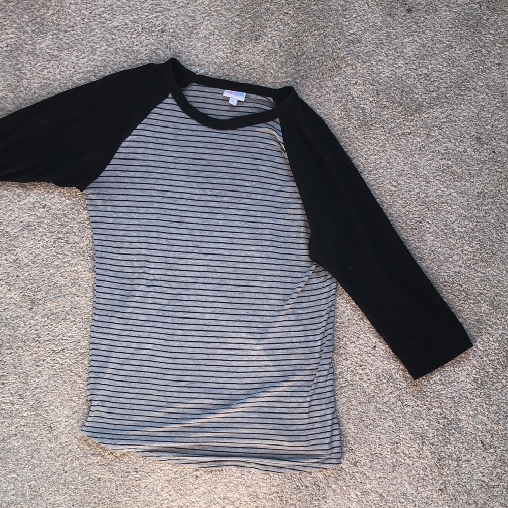 LuLaRoe Striped Randy Top - Picture 2 of 2